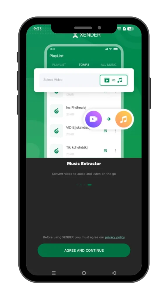 Download Xender APK Latest Version For (Android, iOS, PC) | A Smart File Sharing APP 2026 14 Xender APP Video to Audio (MP3) Converter Feature